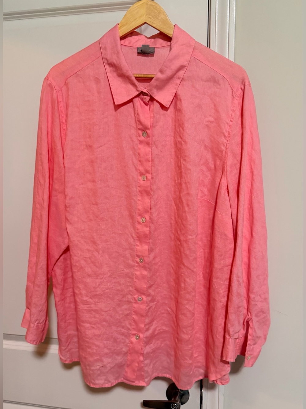 JJill Linen Button Down 2X